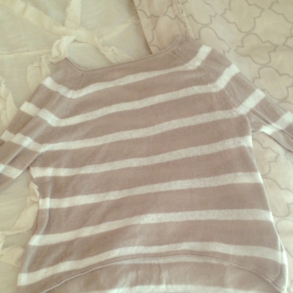 Light nautical sweater hi/lo