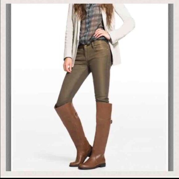 Over The Knee Tan Boots