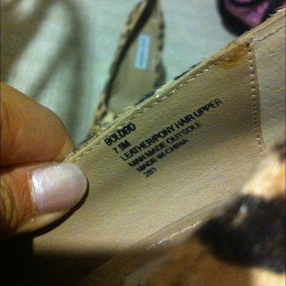 Steve Madden cheetah heels size 7.5 - Picture 3 of 3
