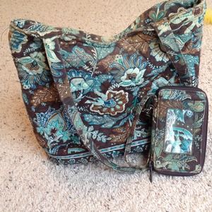 Vera Bradley purse and matching wallet