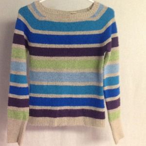 Sweater Multi Colored Striped by Favorite Sweater