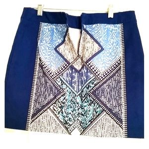 H and m tribal skirt