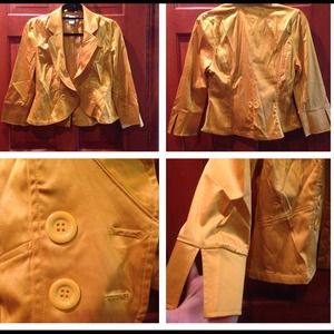 Charlotte Russe Gold Blazer