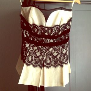 Tracy Reese Strapless Peplum