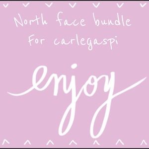 North Face bundle for carlegaspi jacket x2