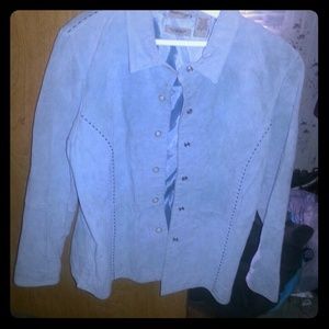 Very cute leather blazer