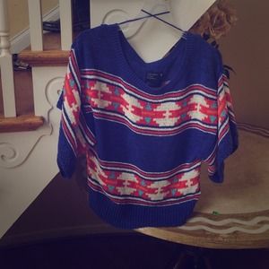American eagle aztec sweater
