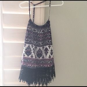cute halter top w detailed bottom