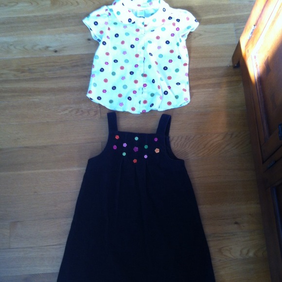 Kids blouse with dress