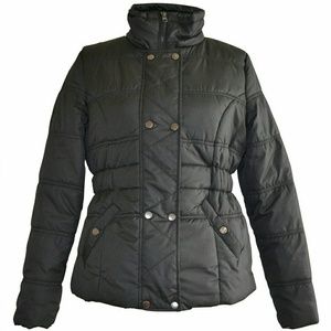 Krush Black Puffer Jacket w/o hood Large