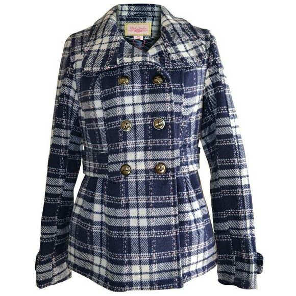 New Macys Pink Envelope Women's Pea Coat
