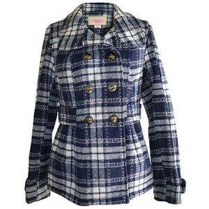 New Macys Pink Envelope Women's Pea Coat