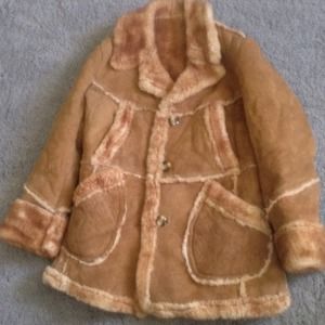 Vintage sheepskin coat