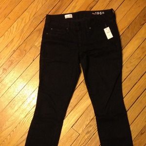 GAP black always skinny jeans 27s