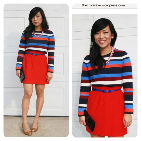 🚫Sold🚫 J.Crew Colorblock top Sz XS. NWT! - Picture 4 of 4