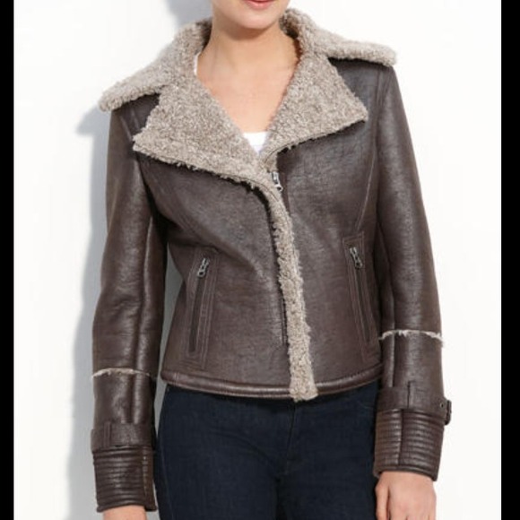 Kenneth Cole Faux Shearling Jacket