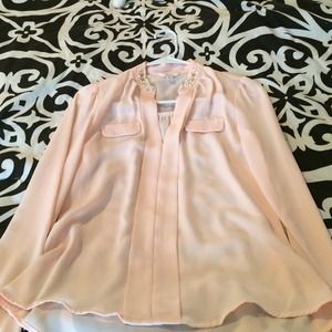 Light pink long sleeve shirt