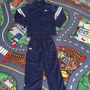 Boys Under Armour track suit