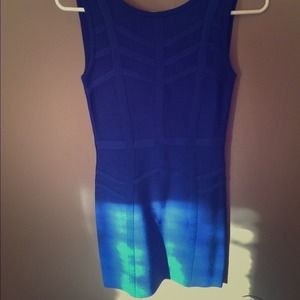 Beautiful royal blue bebe dress!