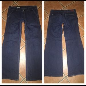 AG Adriano Goldschmied wide leg trouser jean 29x32