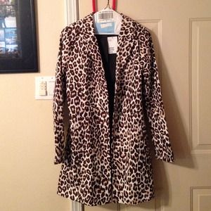 BNWT H&M leopard print jacket
