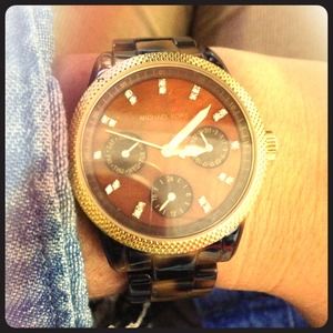 Michael Kors Tortoise Shell Watch