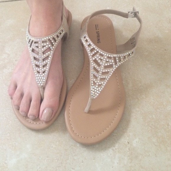 Call It Spring Shoes - Call It Spring sandals with rhinestones