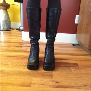 Black Leather Boots