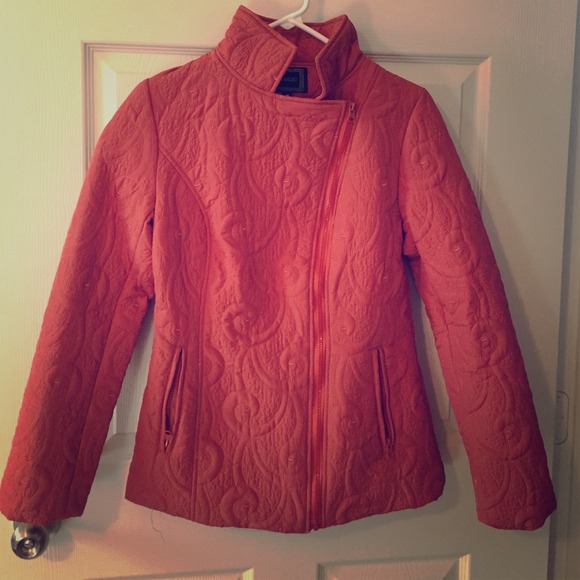 ⬇️SALE⬇️orange asymmetrical jacket