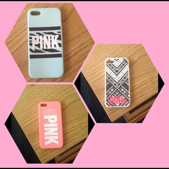 Victoria Secret PINK iPhone 5/5S Cases BUNDLE😁‼️