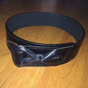 Bow belt black
