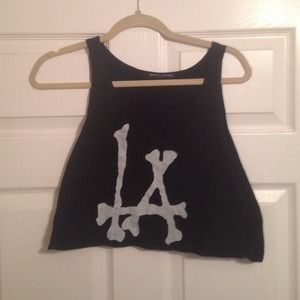 Brandy Melville LA bones top.