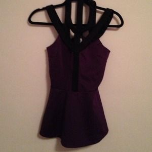 Plum cage top