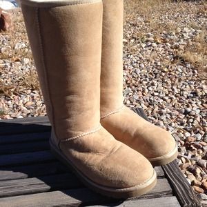 Like New - Classic Tall Sand Ugg Boots✨