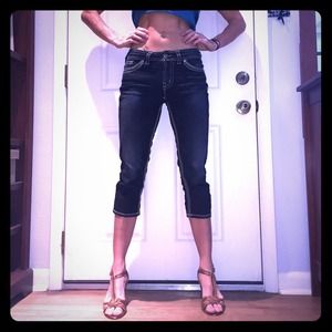 Silver Jean Capris, Suki Surplus Capri model.