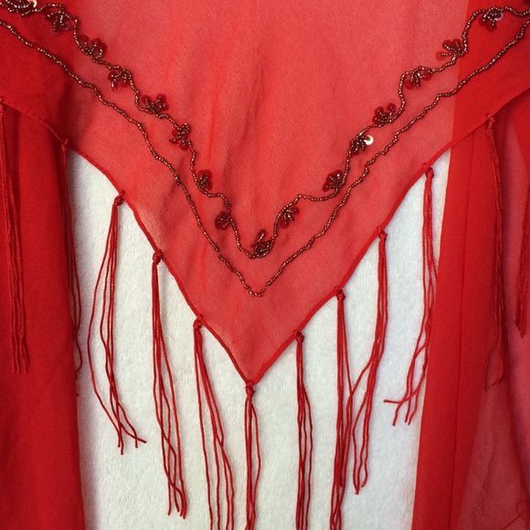 Bijoux Terner embellished triangle shawl