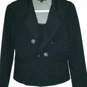 Black cotton jacket/blazer