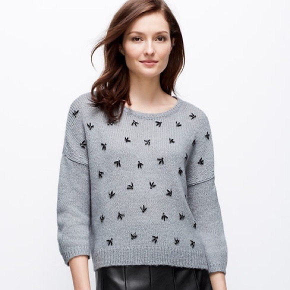 Embellished Ann Taylor sweater