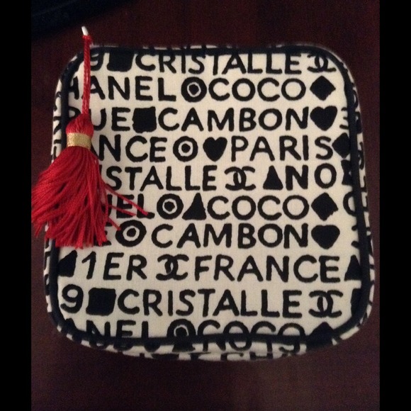 Authentic Chanel vintage cosmetic bag