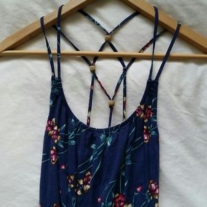 Hawaiin Flower Printed Dress