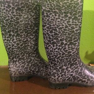 Cheetah Rain Boots