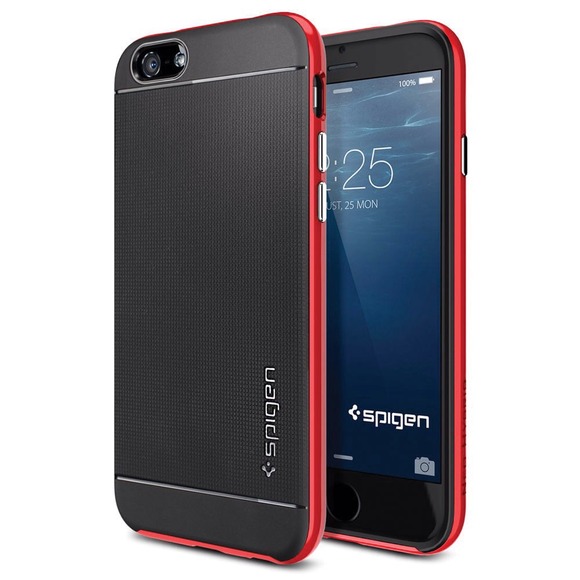 Iphone 6 (4.7") Spigen NeoHybrid Phone Case -Red