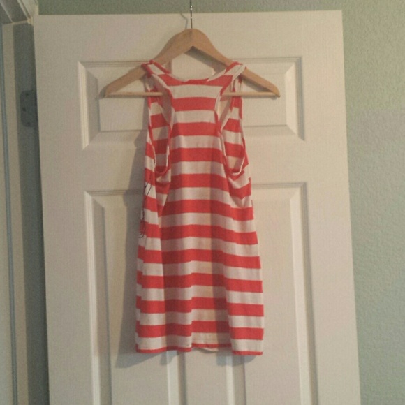 ✌20% OFF✌ White & red striped bow tank - Picture 2 of 3