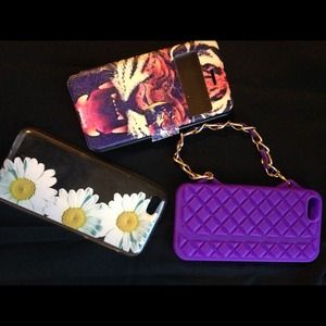 Three 5c iPhone cases