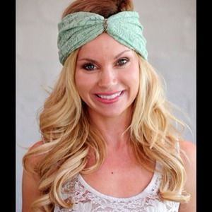 Green Turban Headband