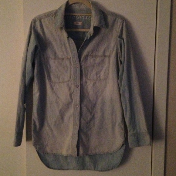 Madewell button up chambray.