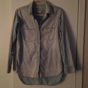 Madewell button up chambray.