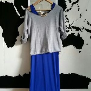 Royal Blue Maxi Dress