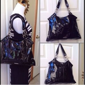 Nine West patent leather style bag