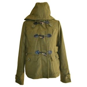 Celebrity Pink Military Jacket Pea hooded coat